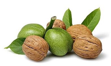 орех за премахване на паразитите от тялото